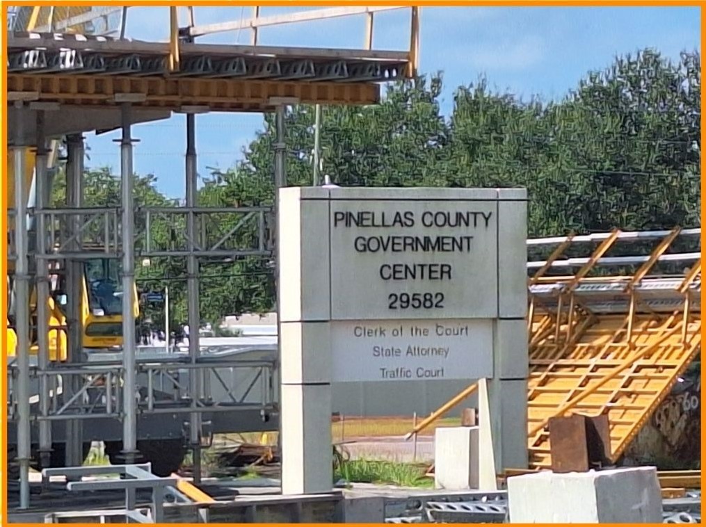 Pinellas County Government Center sign